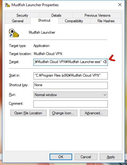 Mudfish Launcher Eigenschaften