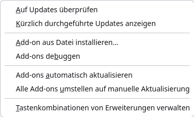 Add-on aus einer Datei installieren