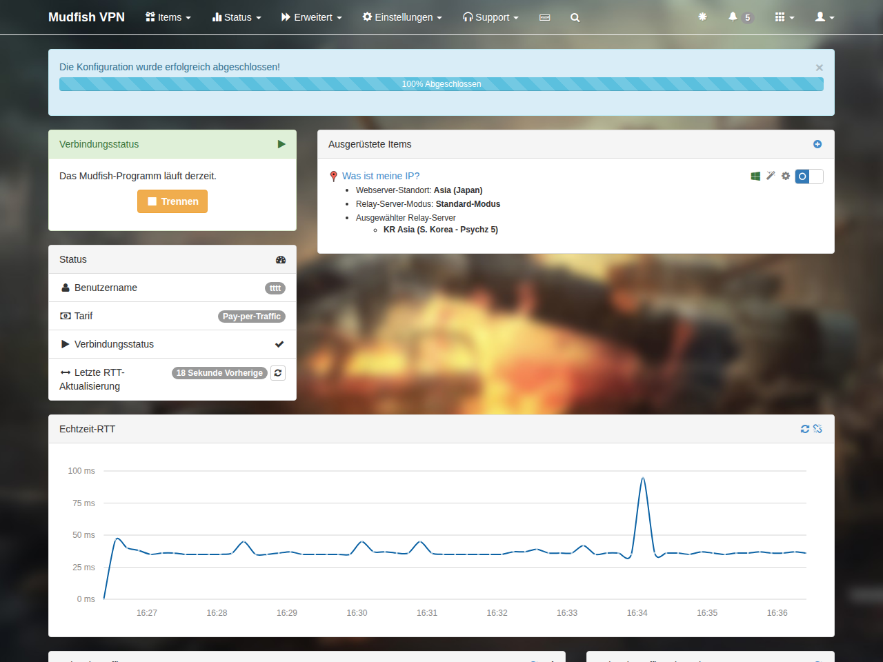 Mudfish Launcher Dashboard