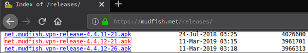 APK izdanja aplikacije Mudfish za Android