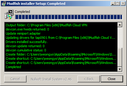 Instalēšana pabeigta