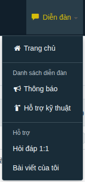 Các chuyên mục của diễn đàn Mudfish